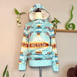 New w/o Tags Southwestern Aztec Print Hoodie – Women’s Medium